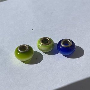 Glass Bead Charms for Pandora Bracelet